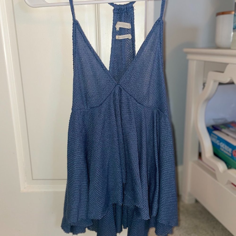 Urban Outfitters Blue Crop Top